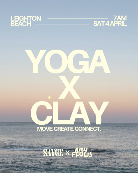 yoga X clay workshop