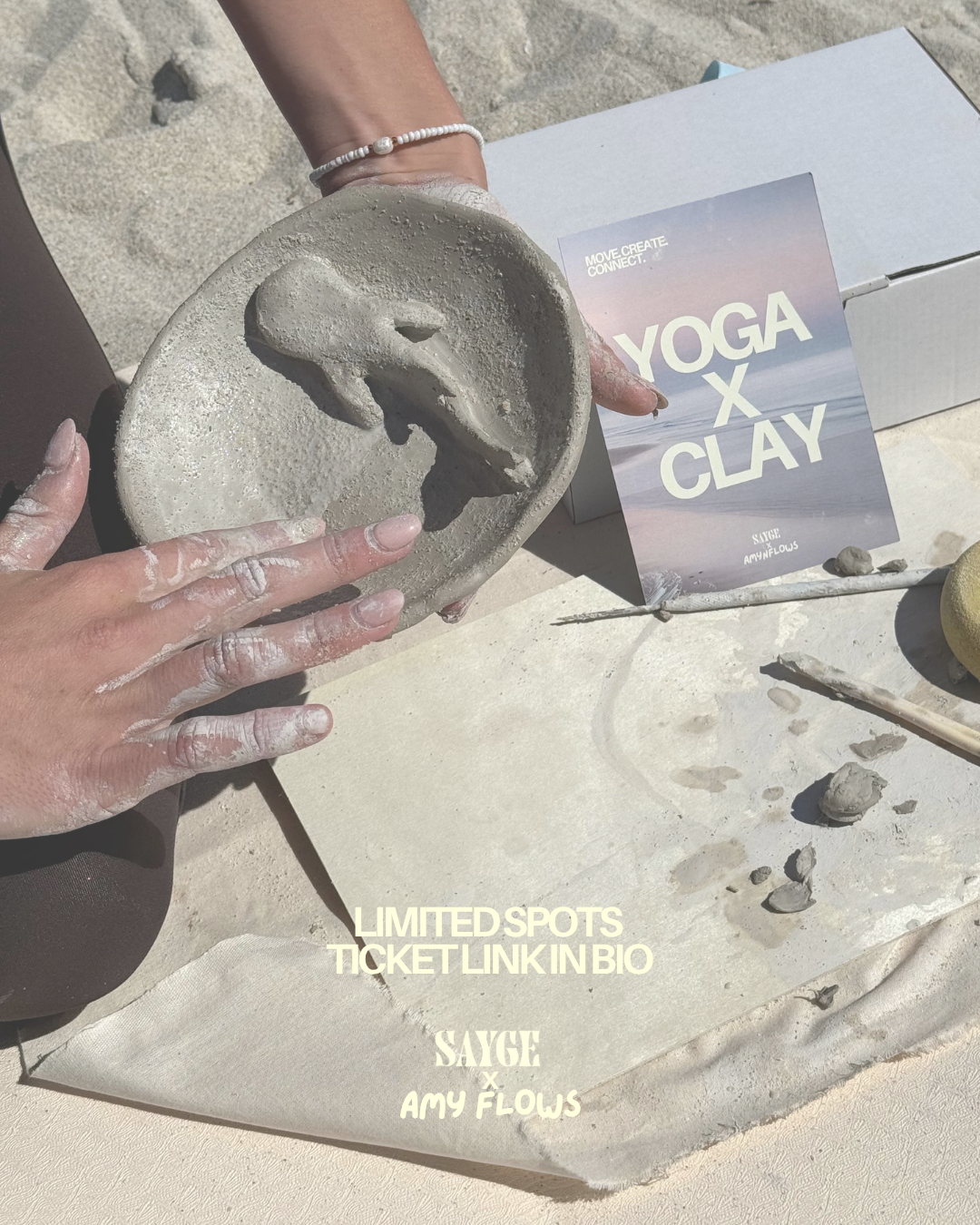 yoga X clay workshop
