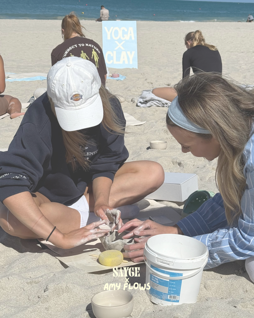 yoga X clay workshop