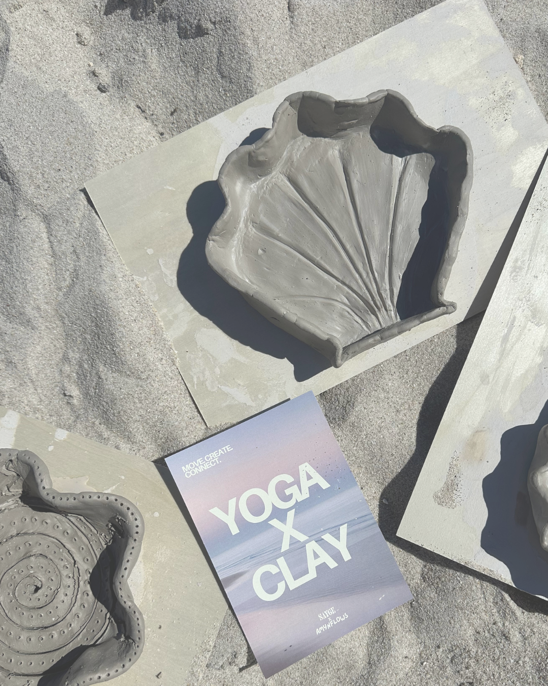 yoga X clay workshop