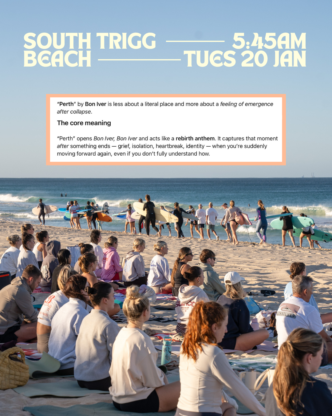 bon iver flow & matcha